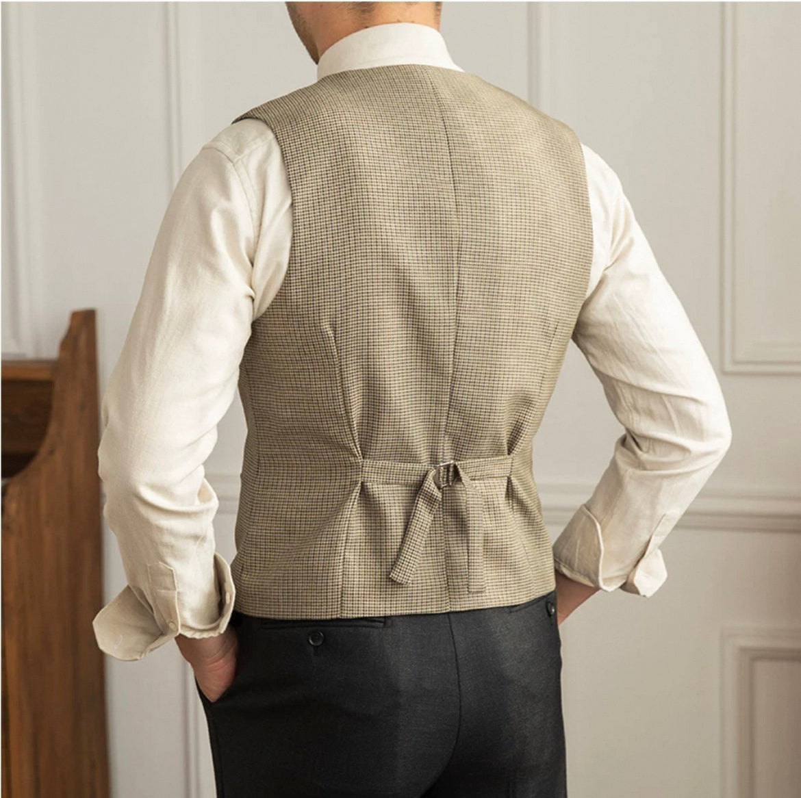 CLEREVE Houndstooth Waistcoat