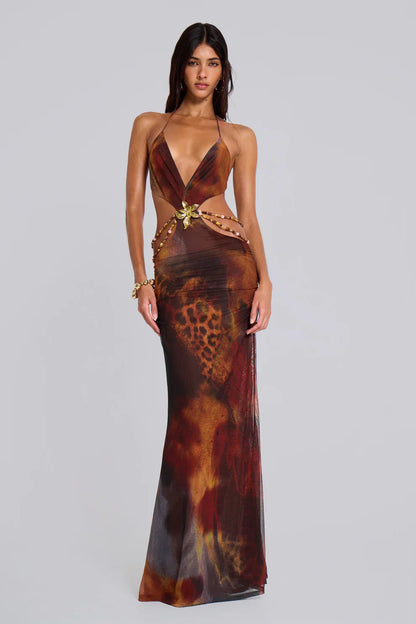CLEREVE Jungle Maxi Dress