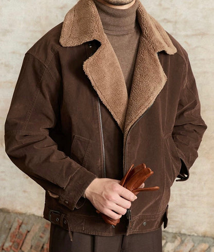 CLEREVE British Wildleather Lambwool jacket