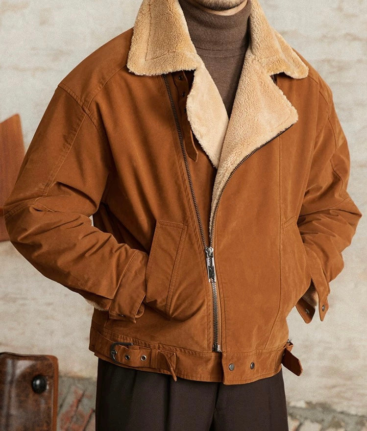 CLEREVE British Wildleather Lambwool jacket