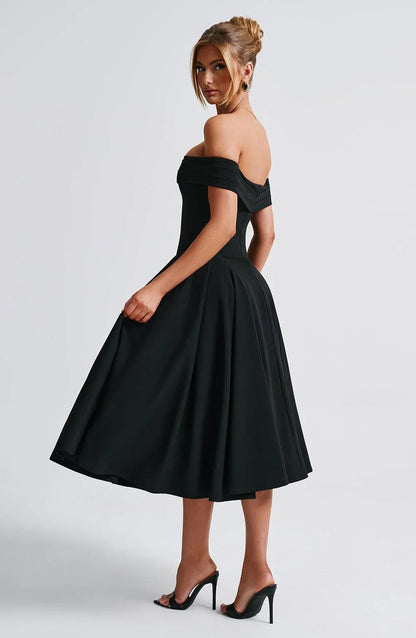 CLEREVE Elegant Midi Dress