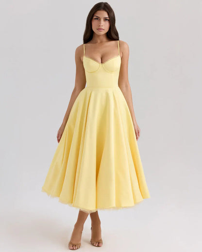 CLEREVE Arela Midi Dress