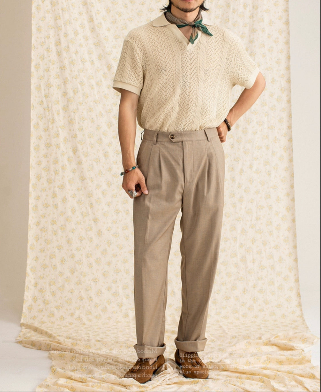 V Neck Breathable Polo