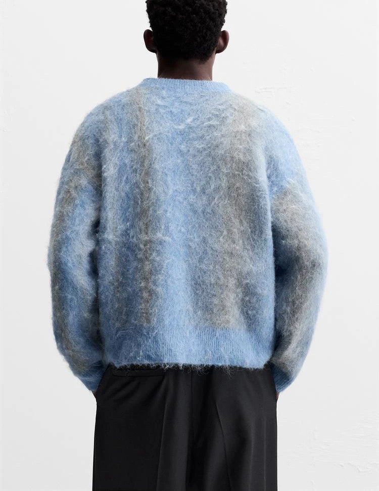 Brushed Blue - Knitted Sweater