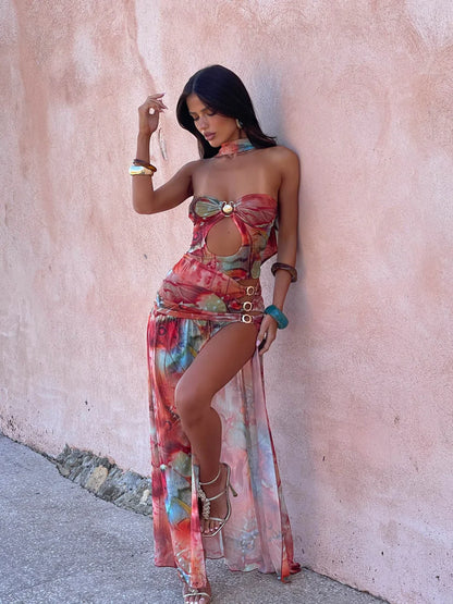 CLEREVE Plia Maxi Dress