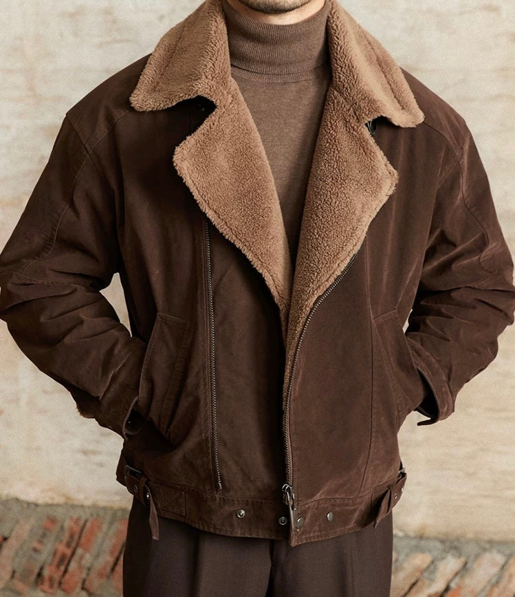 CLEREVE British Wildleather Lambwool jacket