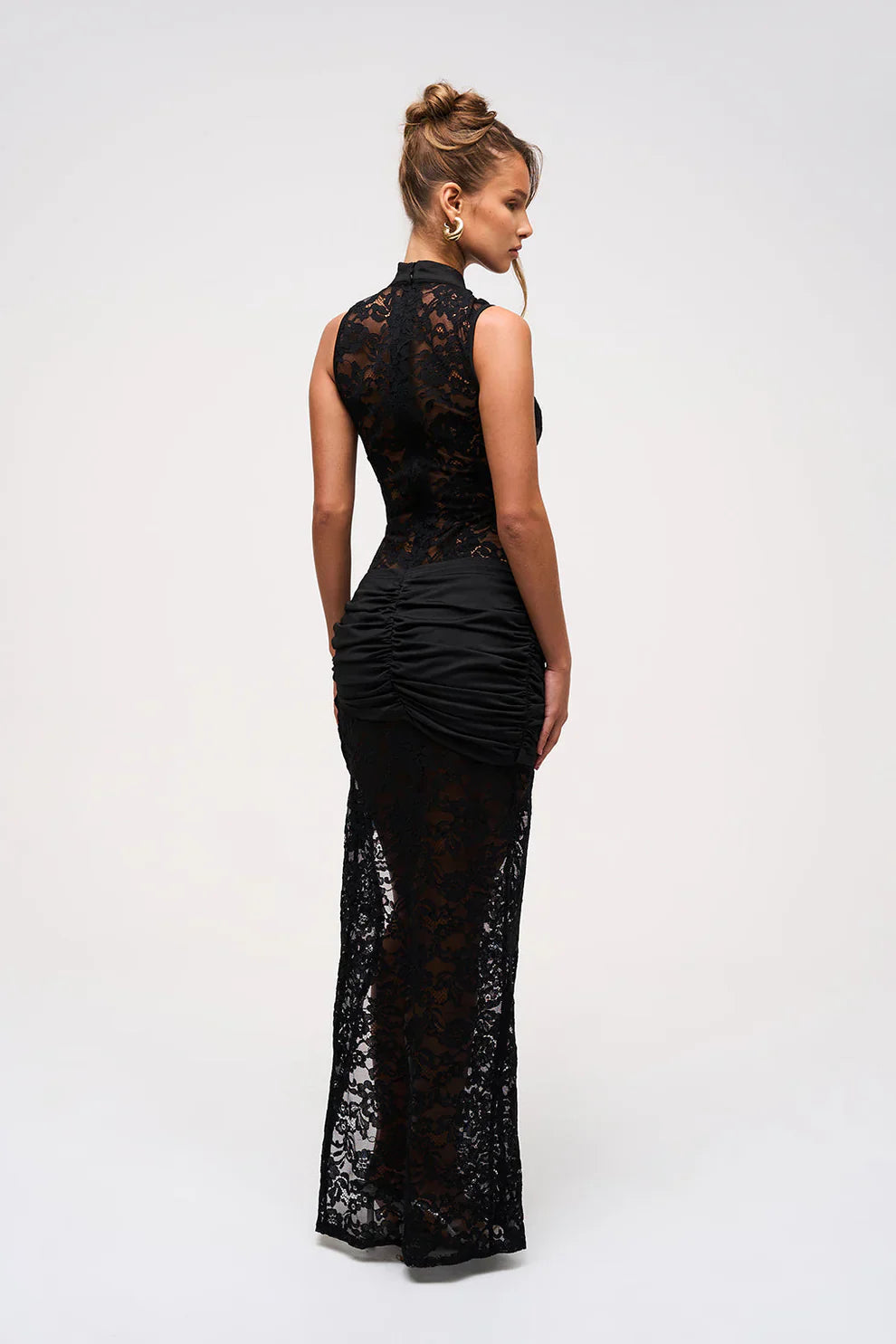 CLEREVE Lace Maxi Dress