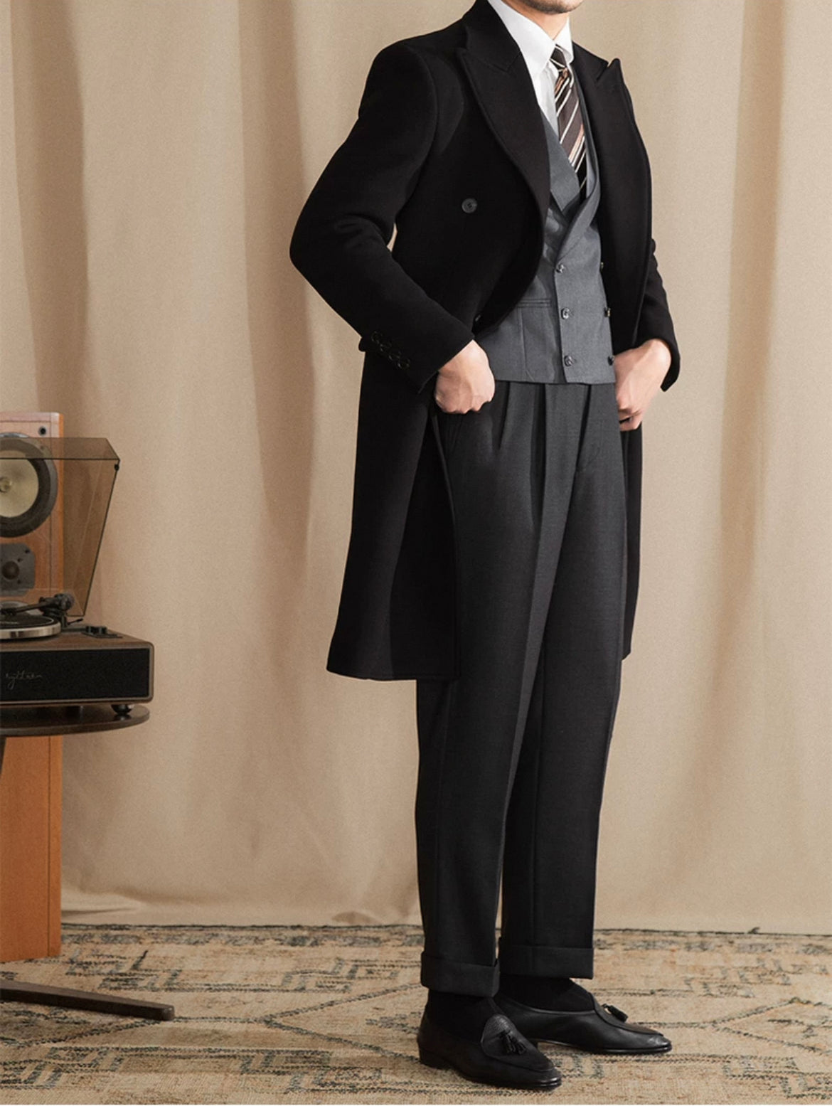 CLEREVE Sheep’s Wool Suit Coat