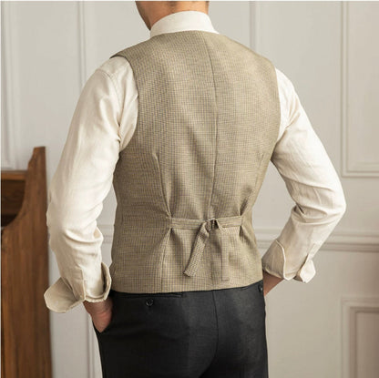 CLEREVE Houndstooth Waistcoat