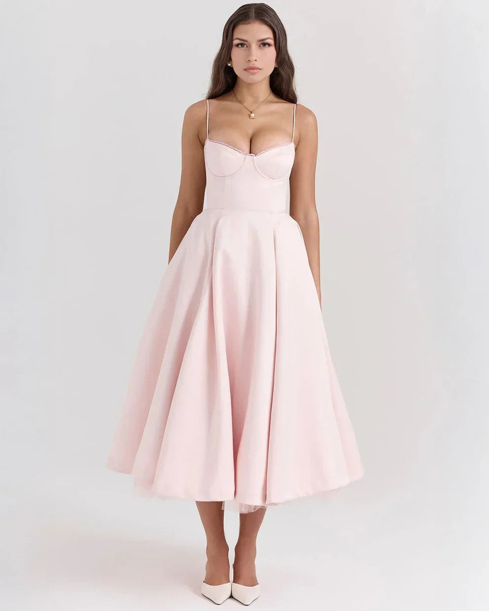 CLEREVE Arela Midi Dress