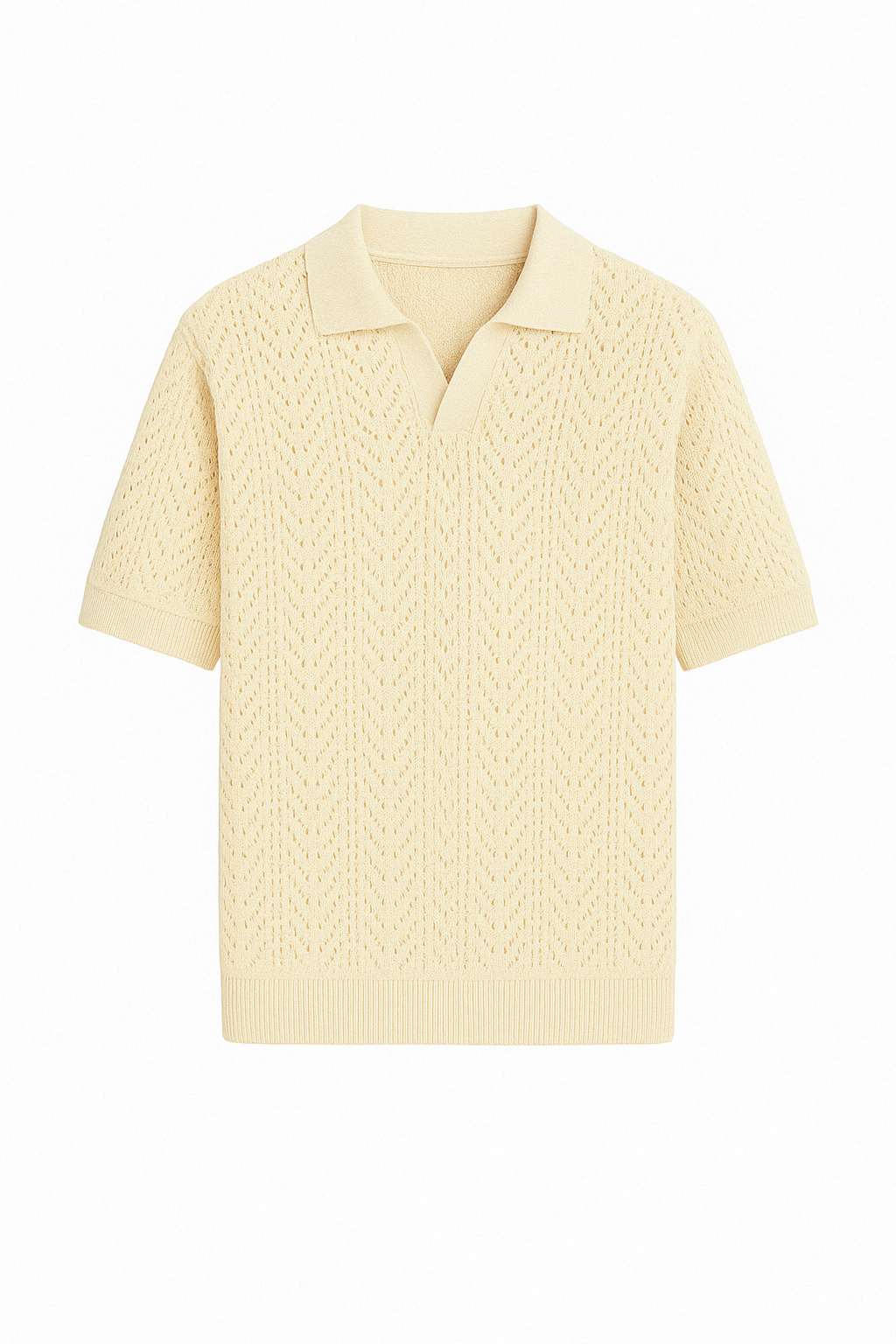 V Neck Breathable Polo