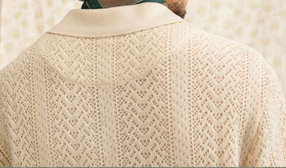 V Neck Breathable Polo